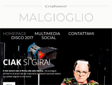 Tablet Screenshot of cristianomalgioglio.com